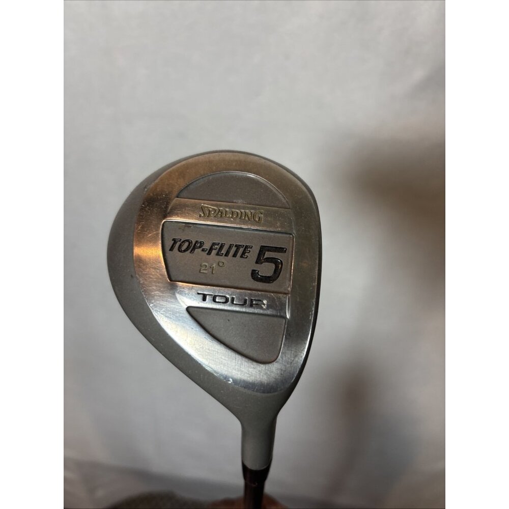SPALDING TOP FLITE TOUR 5-WOOD 21 Degree Loft ⛳RH Steel Shaft Stiff Flex43.5 Inc